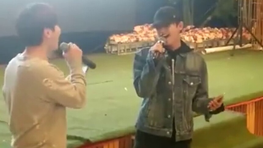 杨洋《武动乾坤》杀青宴饭拍 和咩咩一起唱《我们的歌》
