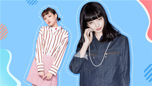 【蘑菇搭配课】教你三招学会小松菜奈日系穿搭 这几件亮眼单品超级适合春天呢！