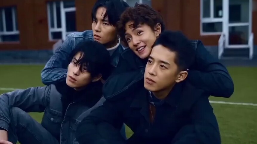 新流星花园F4 王鹤棣吴希泽官鸿梁靖康 时尚芭莎拍摄花絮