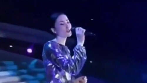 王菲翻唱邓丽君的《微风细雨》现场版，偶像唱偶像的歌！