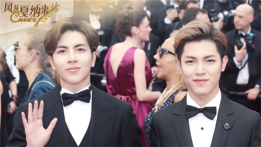 【idol戛纳行】秦奋韩沐伯抵达戛纳