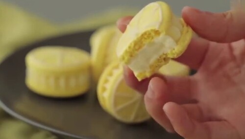 【萌吃货美食】恰柠檬不如恰柠檬马卡龙，今天你酸了吗？