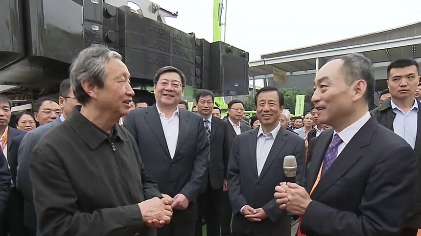 马凯参观2019长沙国际工程机械展览会 杜家毫、许达哲一同参观