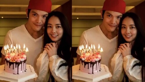 向佐和郭碧婷向华强同框庆生，郭爸爸调侃向太跑哪去了？