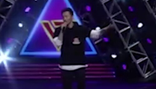 【声入人心2考古社】：王敏辉快男舞台动感嗨唱《海芋恋》