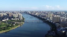 新中国成立70周年·飞阅湘江的桥|衡阳船山大桥：南北通衢不褪色【航拍：刘磊 周孝芳 龙敏之 彭斌】