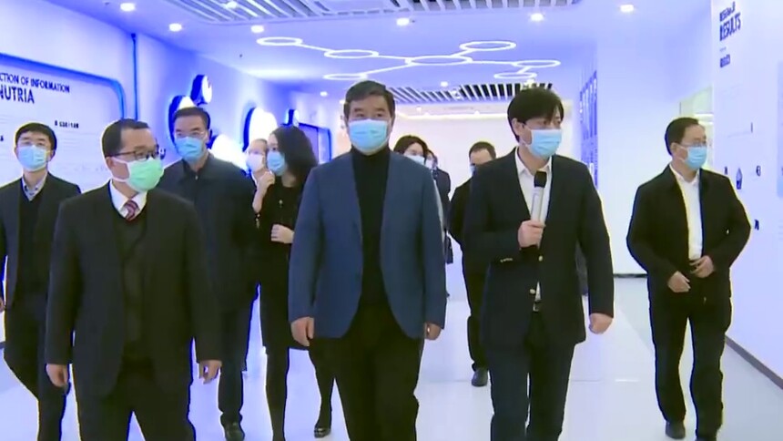 何报翔在长沙调研企业复工复产情况