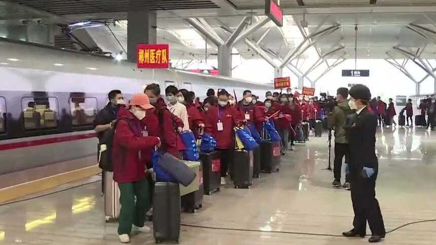 湖南：春雷响英雄归 最美逆行者凯旋