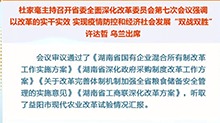 杜家毫主持召开省委全面深化改革委员会第七次会议强调 以改革的实干实效 实现疫情防控和经济社会发展“双战双胜” 许达哲 乌兰出席