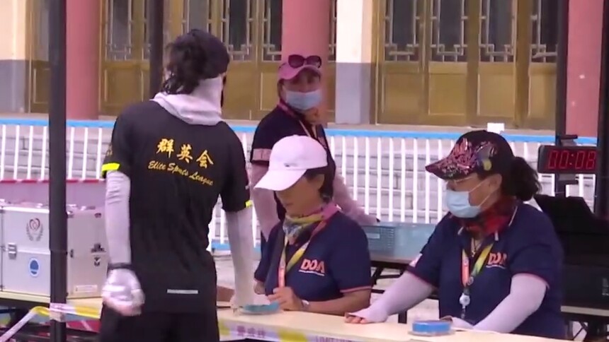 援鄂护士张辉的全民健身日