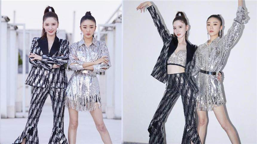 两大“渣女”同台演出，张乖乖林有有宛若双胞胎，现场表现超惊艳
