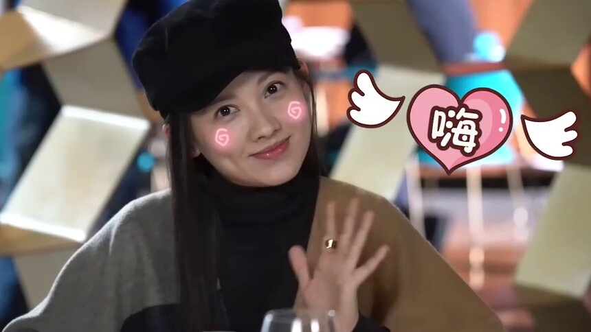 《阳光之下》独家花絮：蔡文静发型又乱了 刘凯彭冠英念英文