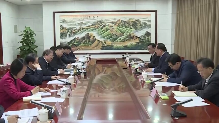 省政府在京与部分部委举行会谈 毛伟明 刘焕鑫 张建民出席