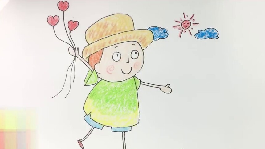 【画快乐的杰西】涂点颜色吧！快乐的杰西