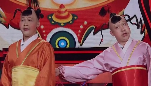 纯享：大张伟白凯南爆笑演绎年画娃娃 全程可爱高能
