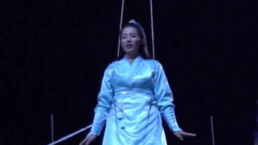 白玉花絮真xswl！拍打戏吊威亚，男女主双双恐高~