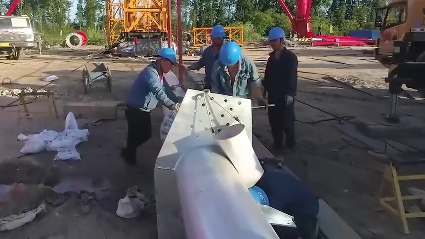 跨江大工程 “电”亮崇明岛