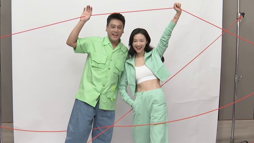 《哎呀好身材4》独家侧拍：朱孝天韩雯雯身姿灵动甜飒迷人