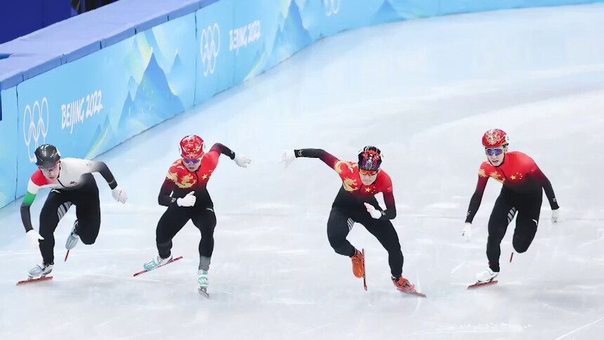 北京冬奥会｜精彩瞬间回顾：短道速滑男子1000米决赛，中国选手任子威夺冠！