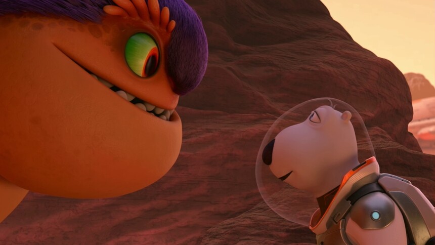 《贝肯熊：火星任务》曝催泪片段 贝肯熊与火星朋友大橘子告别