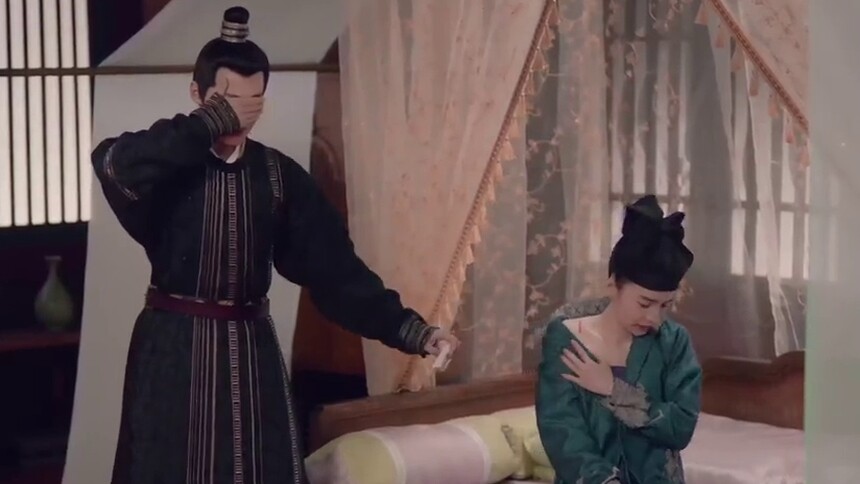 《与卿书》第10集看点：锦萱受伤让上药 沈飞扬害羞闭眼