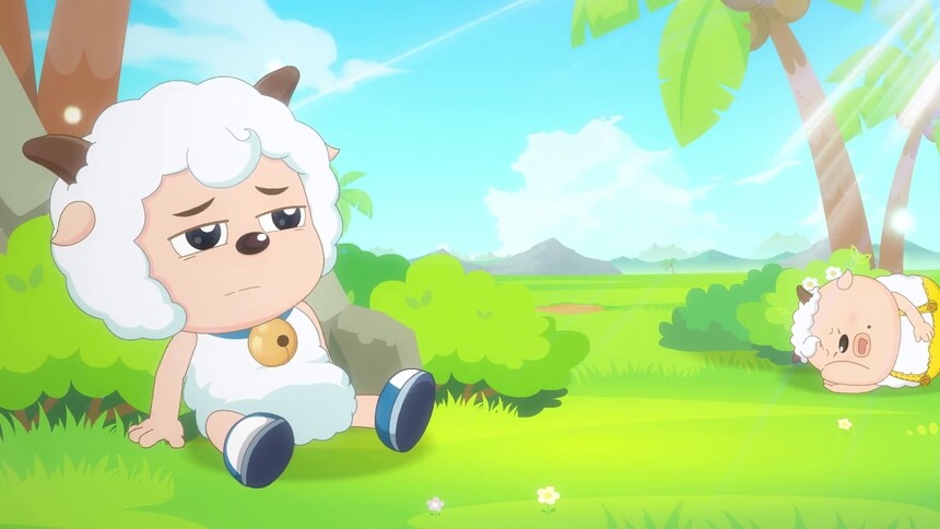 小羊们回到了青青草原