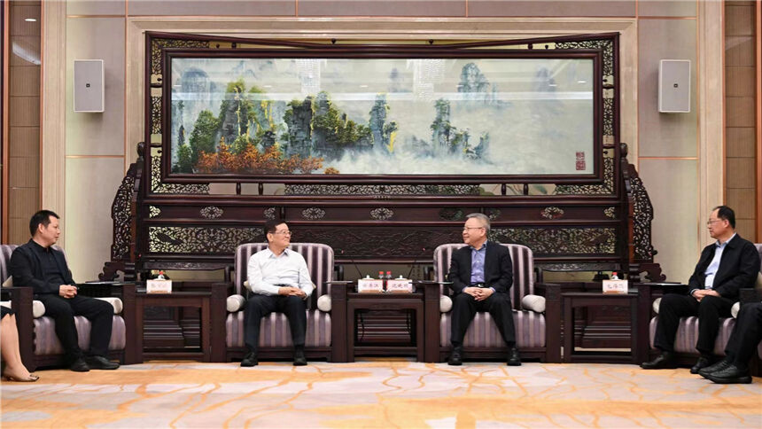 沈晓明毛伟明与徐乐江一行会谈