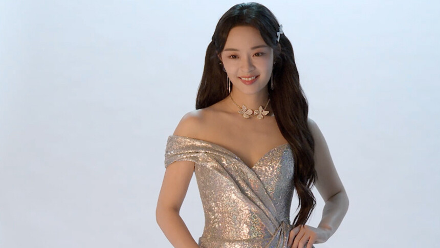《下一战歌手》独家侧拍：李莎旻子甜美笑容温婉大气