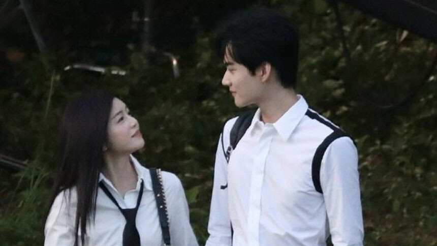 陈妍希周柯宇《狙击蝴蝶》同框路透 俊男靓女引期待