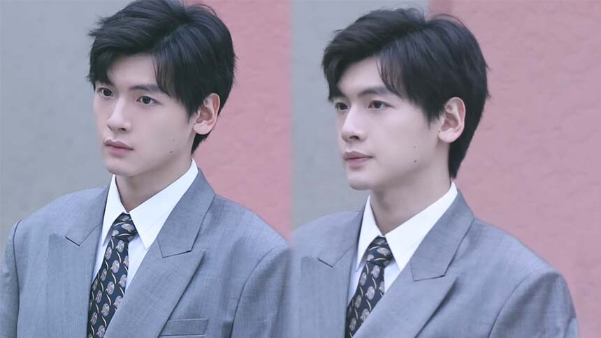 翟潇闻《你好1983》路透 复古西装造型周正帅气