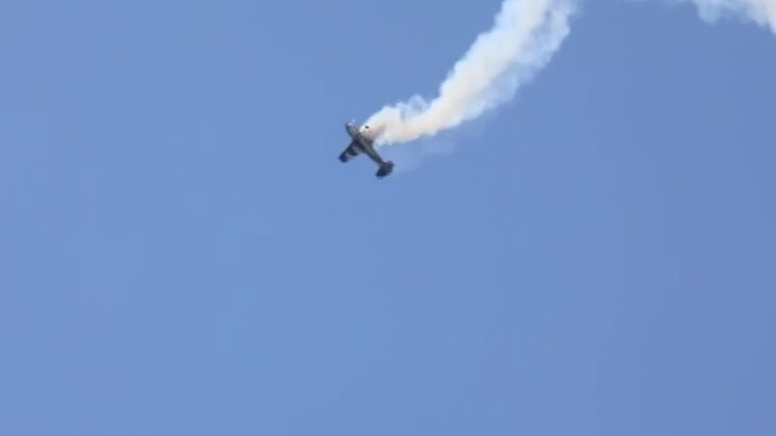 美国路易斯安那州举办飞行秀