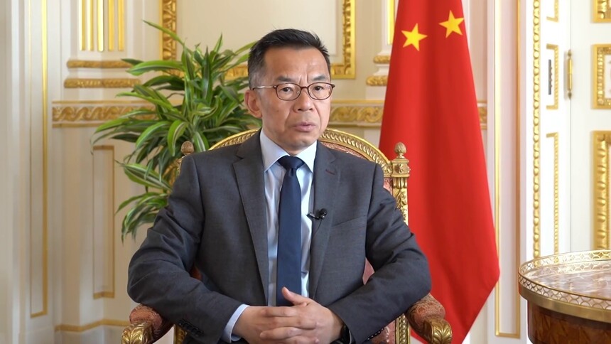 中国驻法国大使卢沙野：坚持“中法精神” 不断充实中法全面战略伙伴关系的内涵