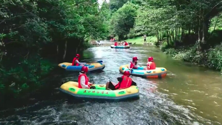 千城百县看中国｜福建周宁：溪口漂流尽享自然野趣