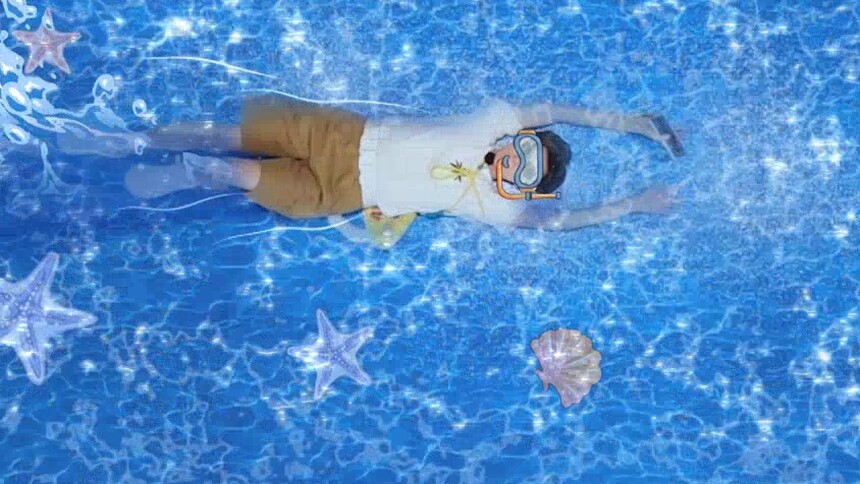 好丝滑！王源王勉敖子逸旱地仰泳