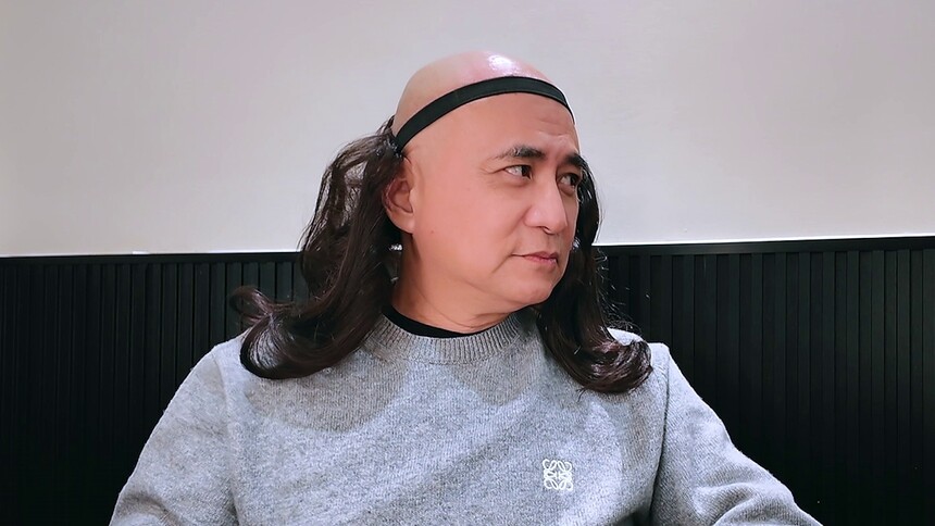 有头发的快乐谁懂！胡静没想到朱兆祥这么幽默