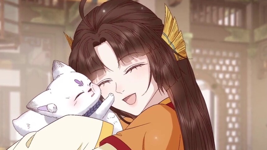 玉儿喜得仙品灵兽白雪