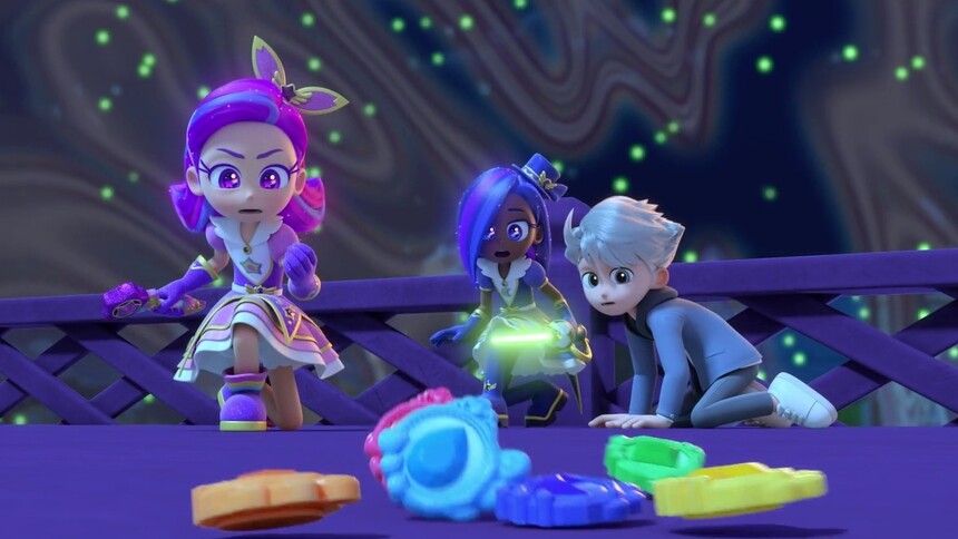 佩尔挟持小橙威胁小紫 小紫利用糖果花式套路对手