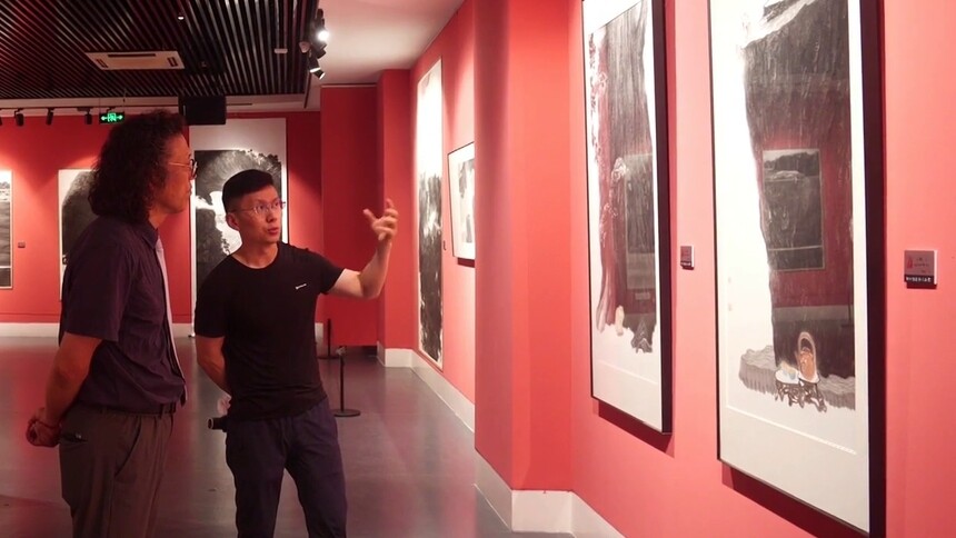 南昌美术馆举办“墨海行舟”柳时浩美术作品展