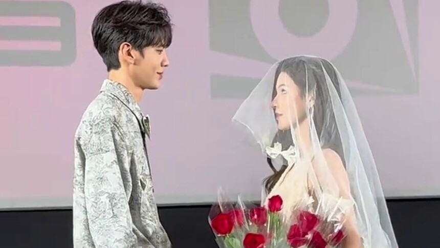 结婚啦！张予曦毕雯珺掀头纱