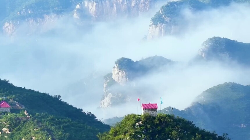 千城胜景｜河北曲阳：云雾山峦 胜景如画