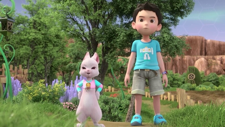 咖宝家族制作解毒果汁拯救海龙爷爷