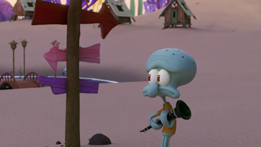 章鱼哥吹起床号遭全员嫌弃