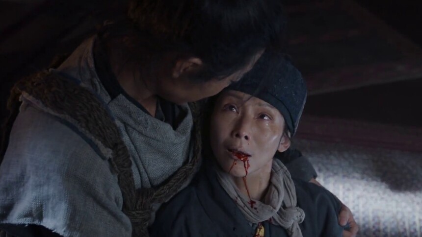郭靖母亲自杀 华筝带郭靖母子离开