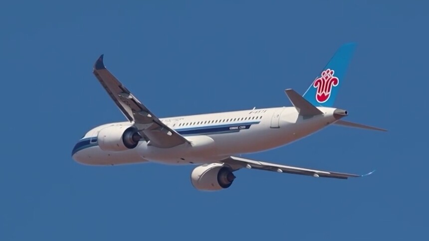 国产大飞机正式入列南航湖南分公司 长沙成中部首个C919执管城市