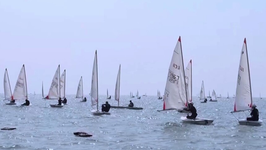 海南三亚：亚沙会帆船测试赛逐浪启幕