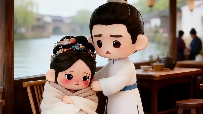 【玉茗AI小剧场】荣筠溪 x 安茶——落水初遇，是意外也是恩赐