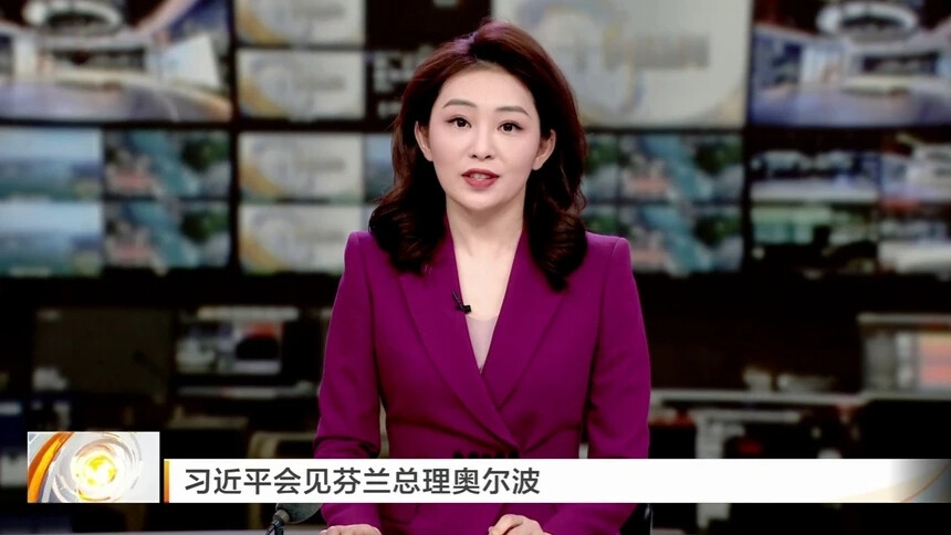 习近平会见芬兰总理奥尔波