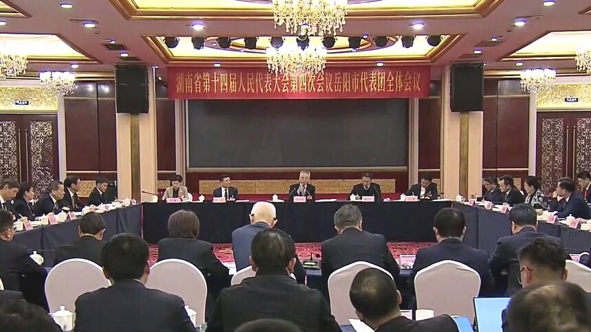 沈晓明在参加岳阳市代表团审议时强调 切实扛牢省域副中心城市的责任担当 谢卫江参加