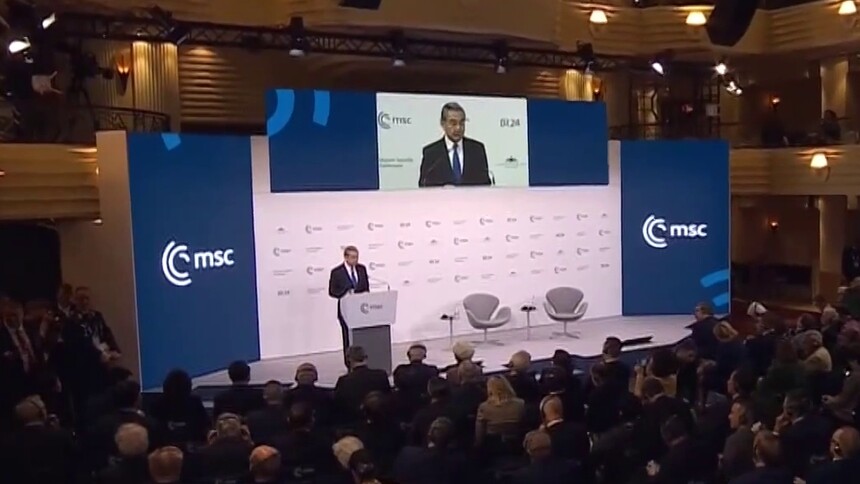 第62届慕尼黑安全会议“中国专场”·德国 王毅：携手校准历史巨轮的正确航向