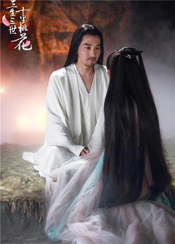 《三生三世十里桃花》花絮 杨幂见墨渊消失在白雾之中